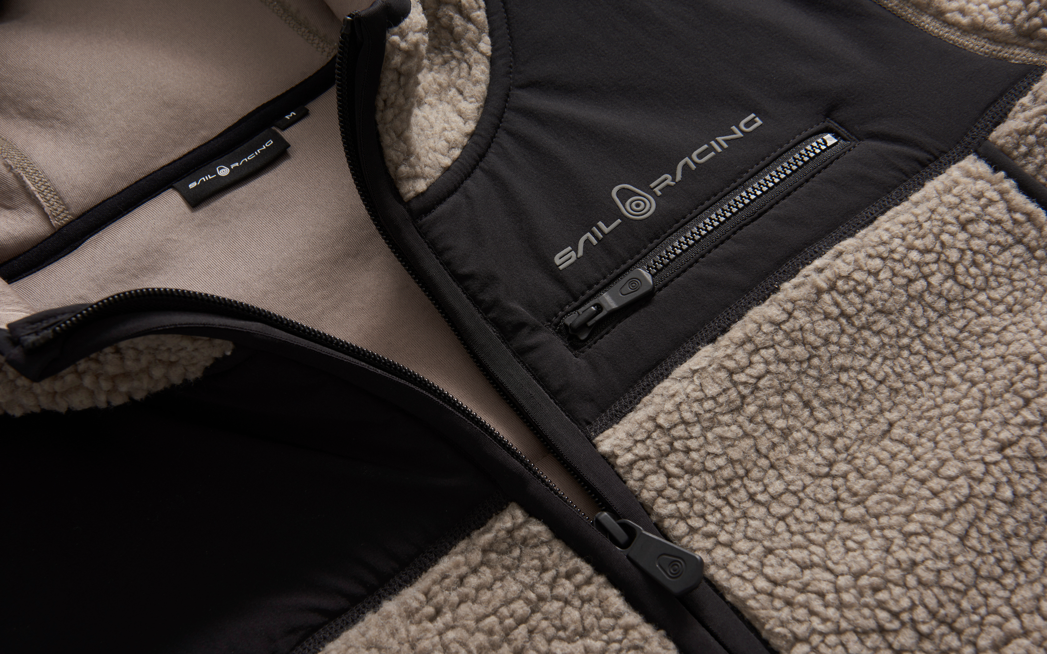 W GALE PILE ZIP HOOD